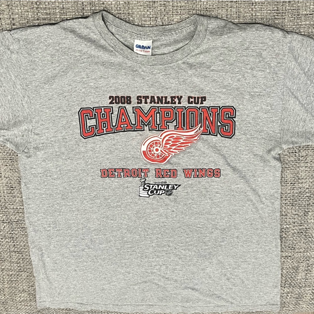 Vintage 2008 Detroit Red Wings Stanley Cup Shirt